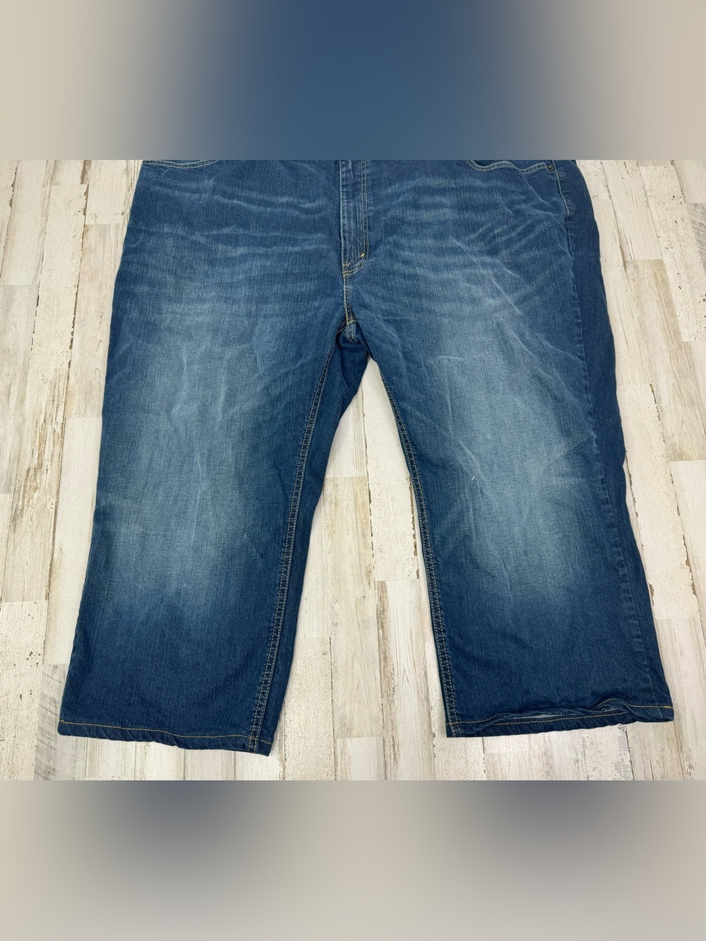 Levis 541 Jeans Womens 52x23 Blue Straight Wide Leg Casual Denim - Picture 3 of 11
